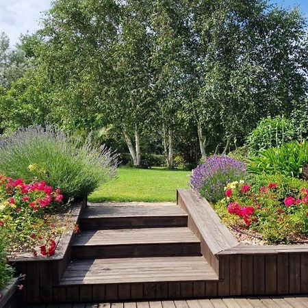 Villa Le Dy en fleurs à Saint-Maurice-en-Cotentin Extérieur photo