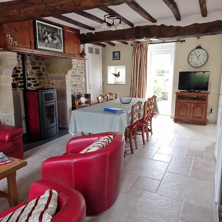 Villa Le Dy en fleurs à Saint-Maurice-en-Cotentin Extérieur photo