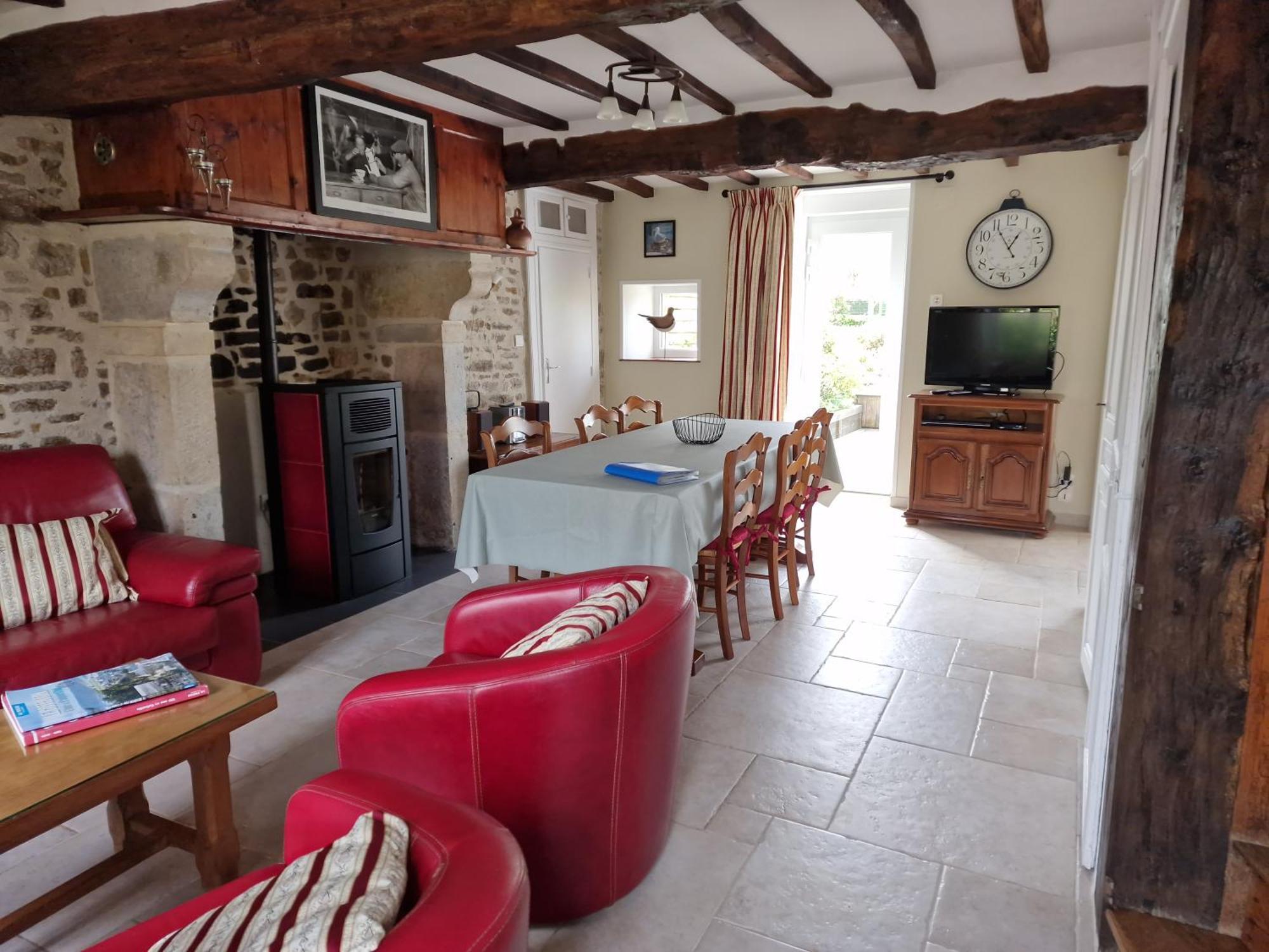 Villa Le Dy en fleurs à Saint-Maurice-en-Cotentin Extérieur photo